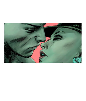 Lienzografia "El Beso", para cuadros de sala y alcoba