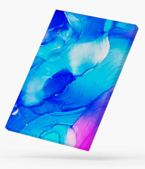 Cuadro en Lienzo "Azul Abstracto"