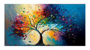 Lienzografia "Árbol De La Vida, para cuadros de sala y alcoba